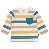 Bess | Shirt pocket Striped | Teal