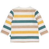 Bess | Shirt pocket Striped | Teal