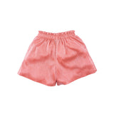Z8 | Rumi Metallica Plisse shorts | Living Coral