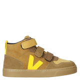 Veja | Small V-10 Mid Suède Multico Camel