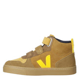 Veja | Small V-10 Mid Suède Multico Camel