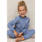Feetje | Wafelpyjama | Blue melange