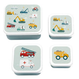Little Lovely Company | Lunch & Snack box set | Voertuigen