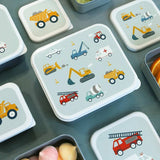 Little Lovely Company | Lunch & Snack box set | Voertuigen