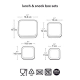 Little Lovely Company | Lunch- en Snack box | Krokodillen
