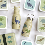 Little Lovely Company | RVS Drinkfles | Dinosaurussen