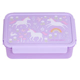 Little Lovely Company | Bento Lunch box set | Unicorn
