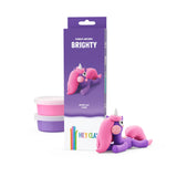 Hey Clay | Rainbow Unicorn | Brighty 3 potjes