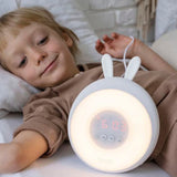 Rabbit & Friends | Wake Up Clock Lamp With Alarm White