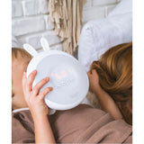 Rabbit & Friends | Wake Up Clock Lamp With Alarm White