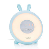 Rabbit & Friends | Wake Up Clock Lamp With Alarm Clock Blue