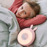 Rabbit & Friends | Wake Up Clock Lamp With Alarm Clock Pink