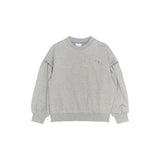 The New | Renate Glitter Sweatshirt |Light Grey Melange