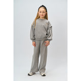 The New | Renate Glitter Sweatshirt |Light Grey Melange