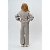 The New | Renate Glitter Sweatshirt |Light Grey Melange