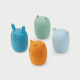 Tickit | Silisoft Dierlijke Waterspuiters Neutrale Kleuren 0 Mnd+