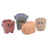 Happy World | Bio Plastic Stapelemmers en bekers