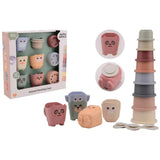 Happy World | Bio Plastic Stapelemmers en bekers