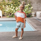 Your Wishes | Dip Dye Wide Tee Multicolor
