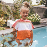 Your Wishes | Dip Dye Wide Tee Multicolor