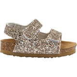 Mikk-Line | Champagne  Glitter Sandaal Kurk