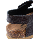 Mikk-Line | Sandaal met Slangen print  Cork