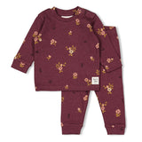 Feetje | Bonnie Bouquet-Premium Sleepwear Wijn Melange
