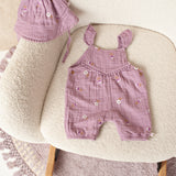 Feetje | Jumpsuit mousseline embroidery | Flower ranch | Violet