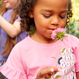 Jubel | T-shirt | Rolling into spring | Roze