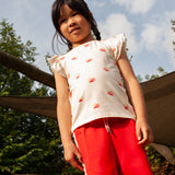 Jubel | T-shirt AOP | Salsa sunset | offwhite