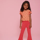 Jubel | T-shirt AOP | Lazy Lagoon | Fuchsia