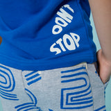Sturdy | T-Shirt Run The Day | Kobalt
