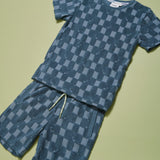 Sturdy | T-Shirt Ruit Badstof | Petrol