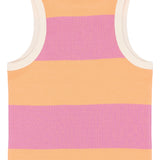 The New | Tatiana Rib Top Chasmere Rose Striped