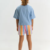 The New | Trace shorts | Multi striped