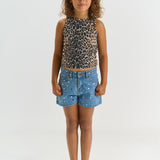 The New | Romina regular fit denim shorts | Light blue denim