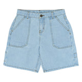 The New | Savid Baggy fit worker shorts | Light blue denim