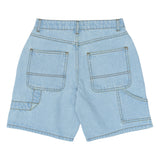 The New | Savid Baggy fit worker shorts | Light blue denim