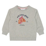 The New | Solvej sweatshirt | Light Grey melange