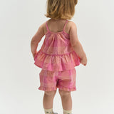 The New | Tassie shorts | Cashmere rose checked