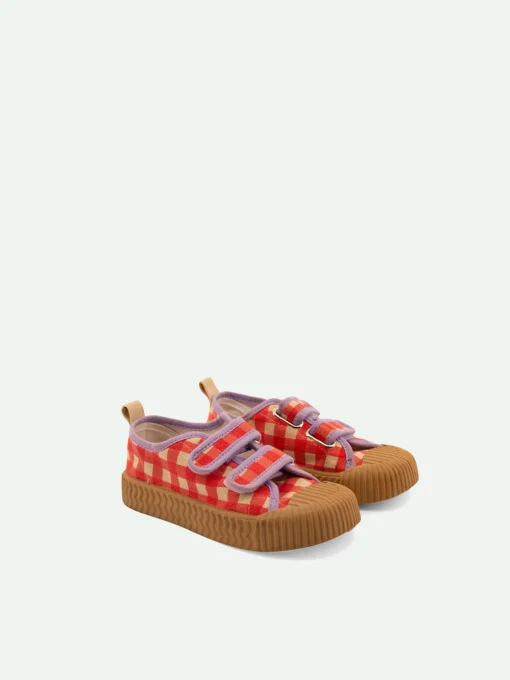 Sticky Lemon | Canvas Shoes | Gingham Poppy