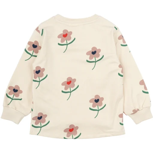 The New | Netty Sweatshirt | White Swan AOP - Afbeelding 2